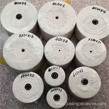 10inch 50layers yellow buffing cloth wheel customized size